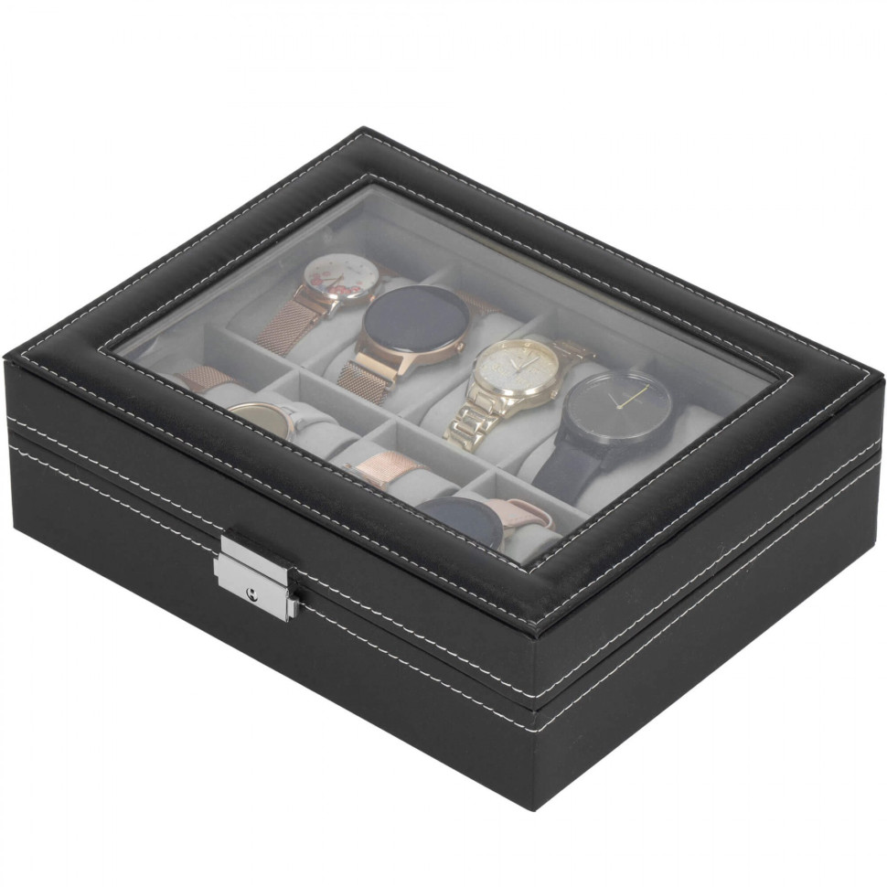 Скринька-органайзер для зберігання годинників Springos HA1056 25x20x8 см