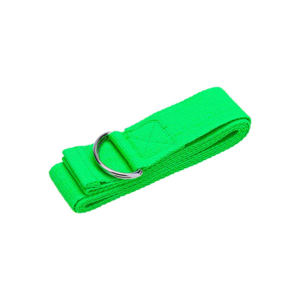 Ремень для йоги EasyFit EF-1830-GN длина 183 cм,салатовый