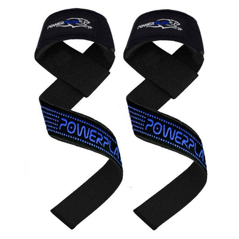 Лямки для тяги PowerPlay PP_7064_Black/Blue