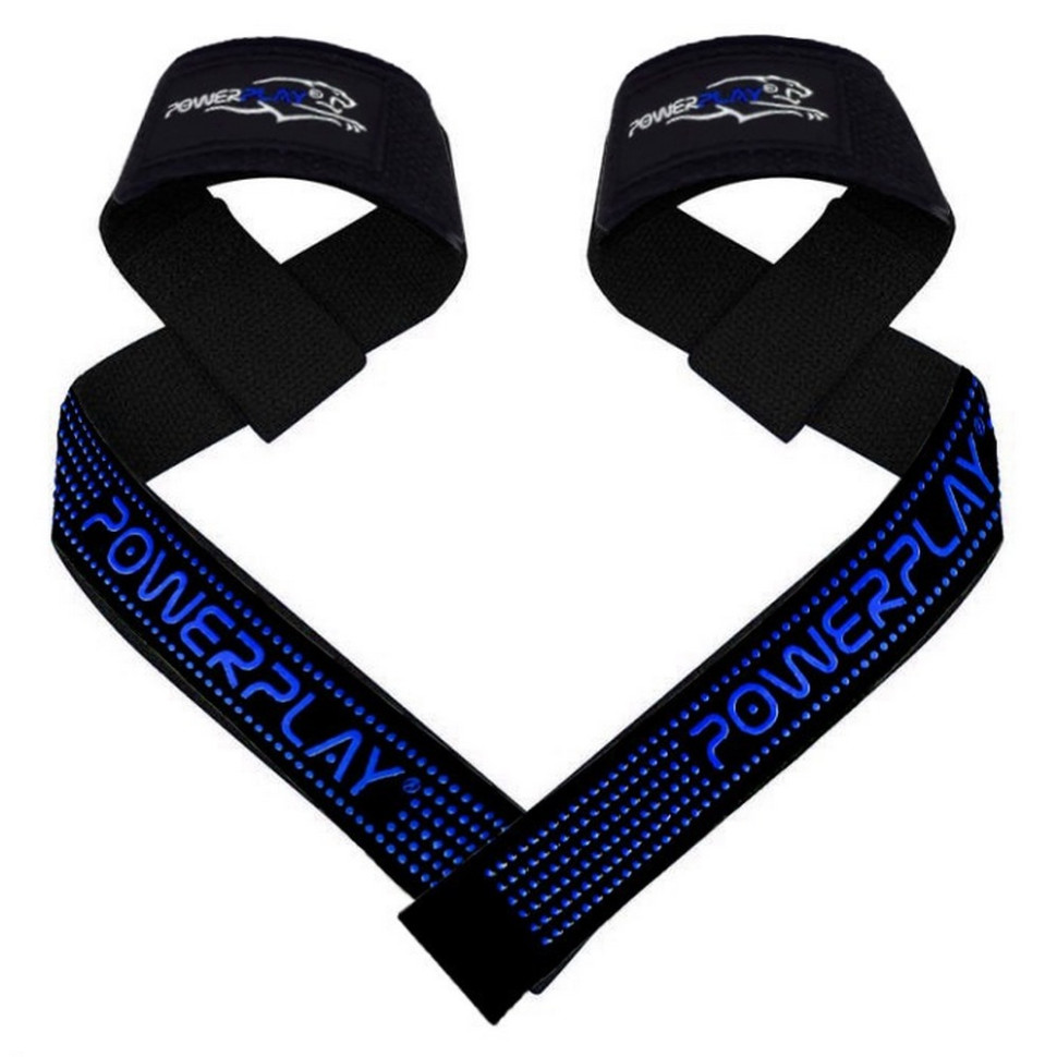 Лямки для тяги PowerPlay PP_7064_Black/Blue