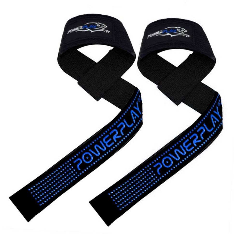 Лямки для тяги PowerPlay PP_7064_Black/Blue