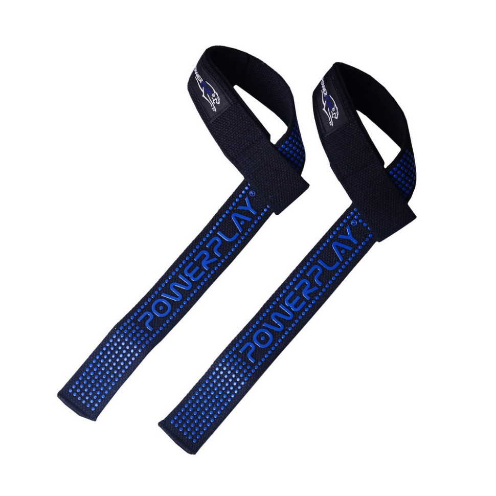Лямки для тяги PowerPlay PP_7064_Black/Blue
