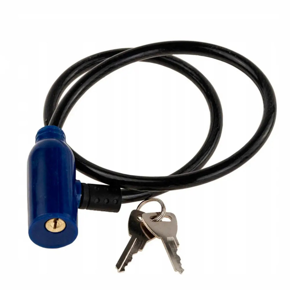 Замок велосипедний на ключі VeloLock Newt NE-V-005-B чорний