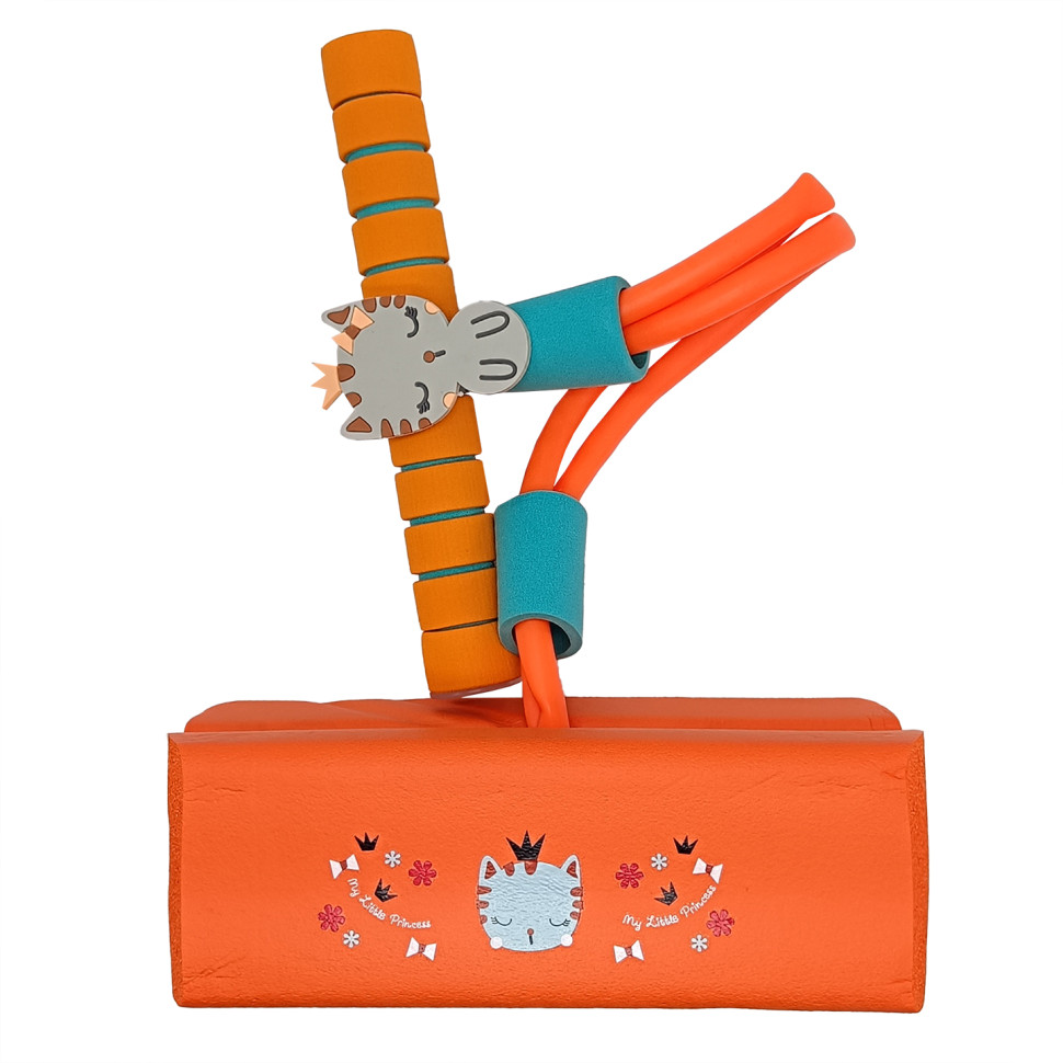 Дитячий джампінг Bambi 67942(Orange) підсвічування, пискавка