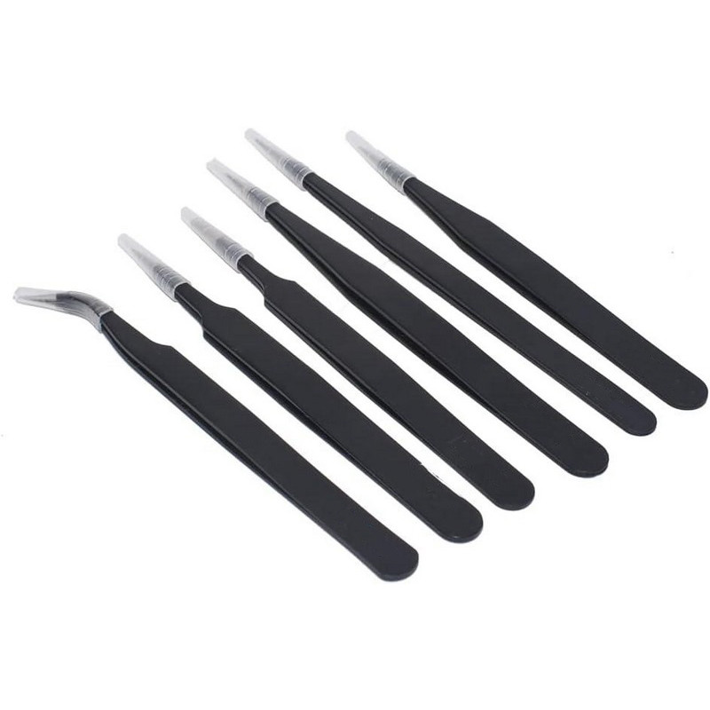 Набір антистатичних пінцетів Bambi ESD10  в наборі 6 штук