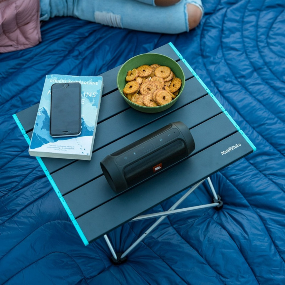 Стол раскладной NH19Z008-Z Naturehike 6927595737293 алюминий, Размер S, серый