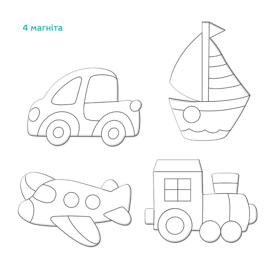 Магнітний набір для творчості з фольгою 