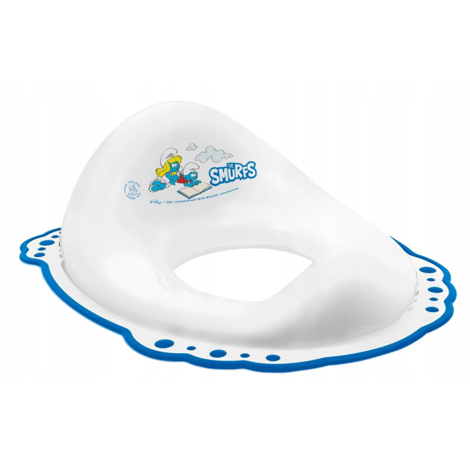 Детская накладка на унитаз Smurfs Maltex 1413_37 бело-голубой