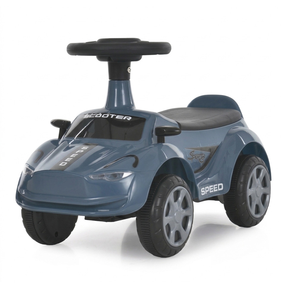 Каталка-толокар Bambi M 6518-11 сірий, світло, музика, до 25 кг