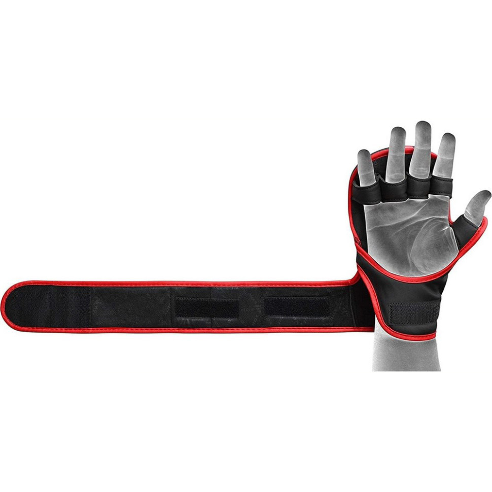 Перчатки для ММА F6 KARA Matte RDX Inc Limited GSR-F6MR-S/M+ Red, S/M (капа в комплекте)
