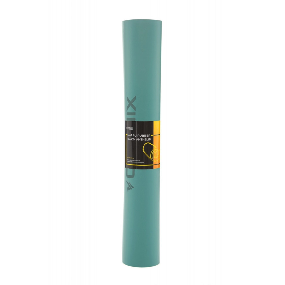 Килимок спортивний для йоги та фітнесу Cornix XR-0318 Turquoise 183 x 68 x 0.4 см