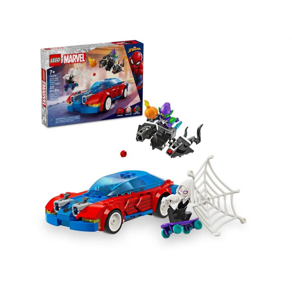 Конструктор Автомобіль для гонки Людини-Павука LEGO 76279, 227 деталей
