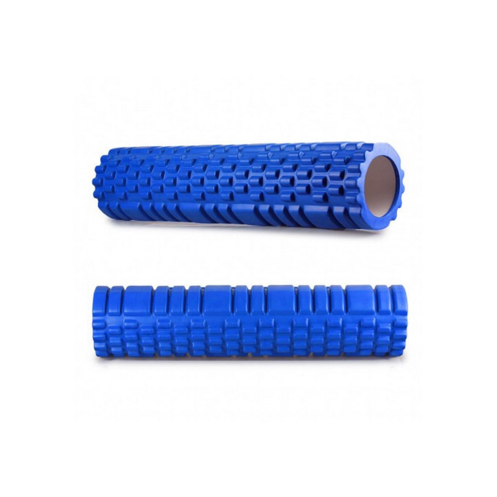 Масажний ролер Grid Roller v.3.1 EasyFit EF-2037-Bl 60 см, синій