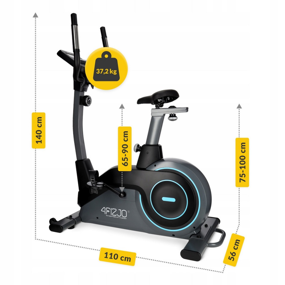 Велотренажер магнитный Pro+ 4FIZJO P-5905973401630 Black/Blue