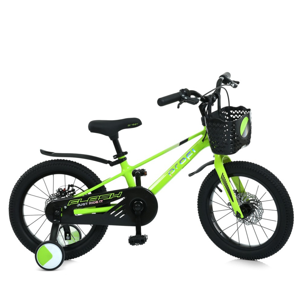 Велосипед дитячий Flash PROF1 MB 1683 NEON GREEN, колеса 16 дюймів