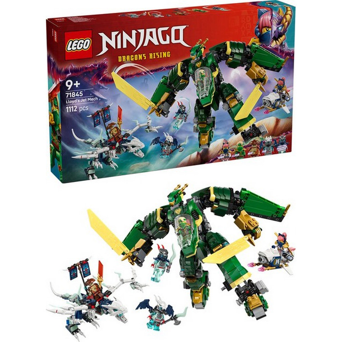 Конструктор Ninjago Реактивний робот Ллойда LEGO 71845, 1112 деталей