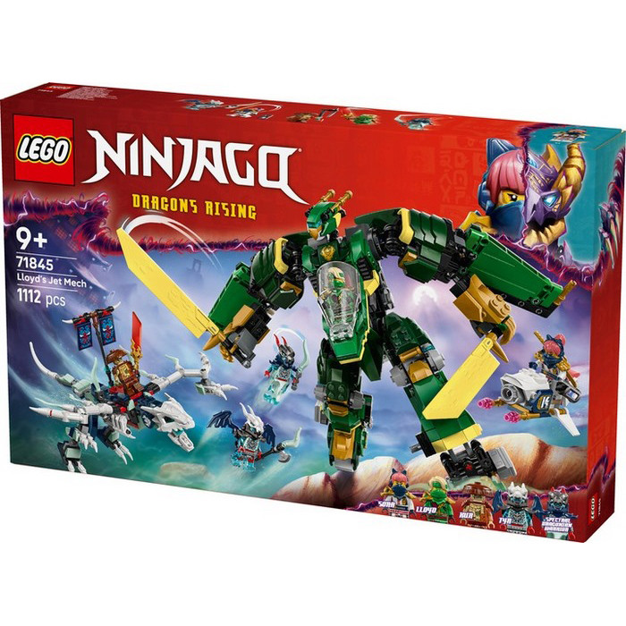Конструктор Ninjago Реактивний робот Ллойда LEGO 71845, 1112 деталей