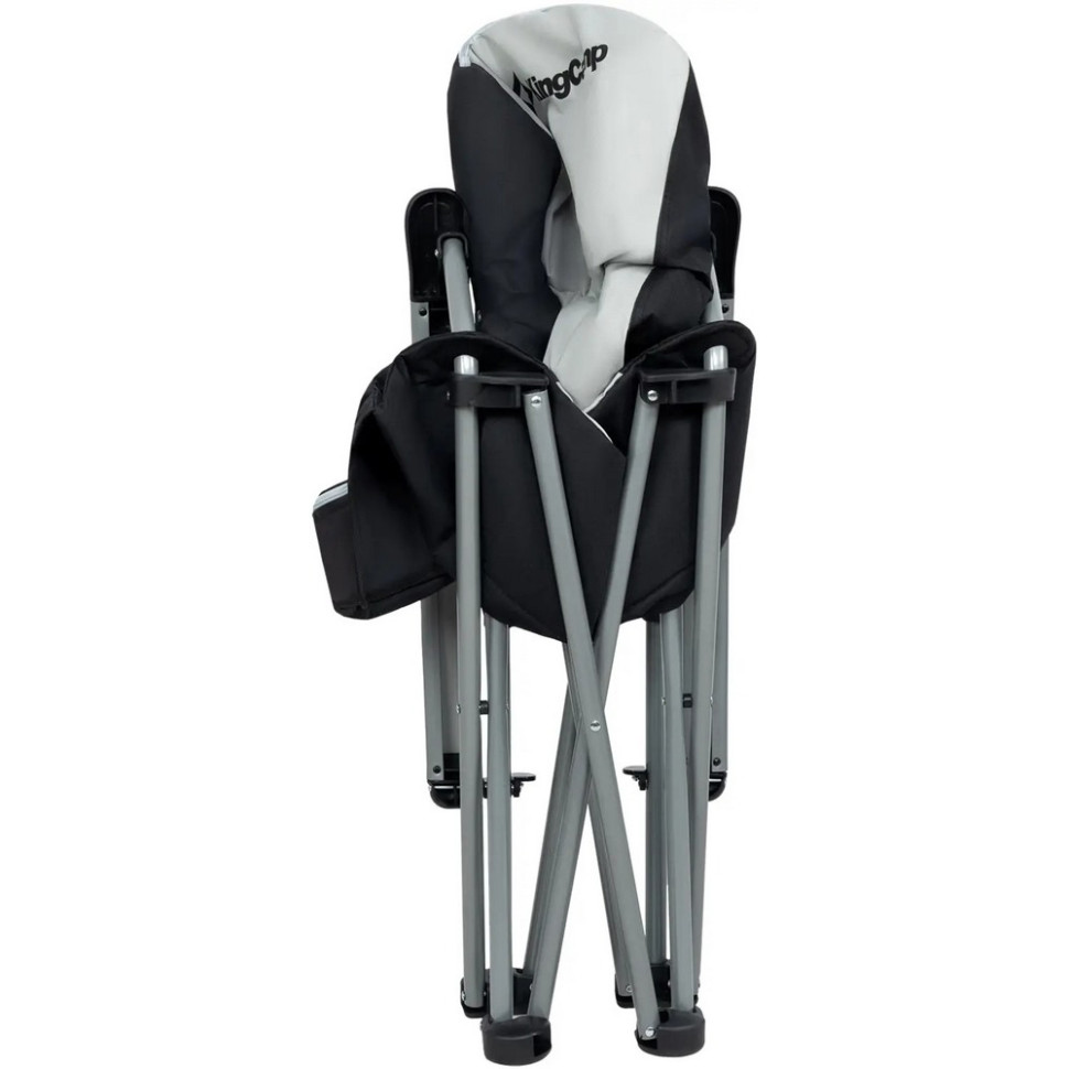 Крісло туристичне Conifer KingCamp KC3987_BLACK/MEDIUMGREY, до 160 кг