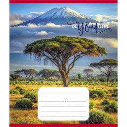 Тетрадь ученическая "Красота природы" Leader 012-500301K-2 в клетку, 12 листов (959050)