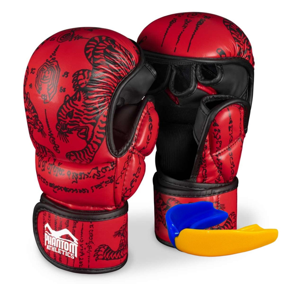 Рукавиці для ММА Muay Thai Phantom PHMMAG2705-SM Red, S/M (капа в подарунок)