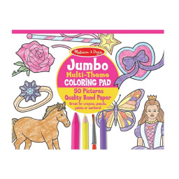 Альбом раскрасок для девочек Melissa&Doug MD4225, 50 картинок