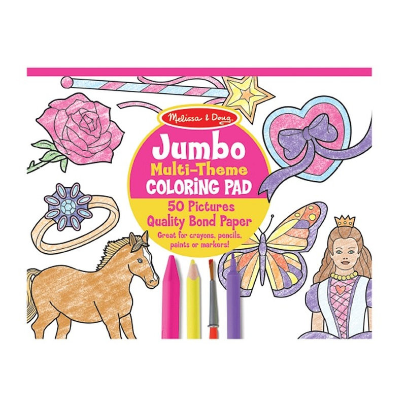 Альбом розмальовок для дівчаток Melissa&Doug MD4225, 50 картинок