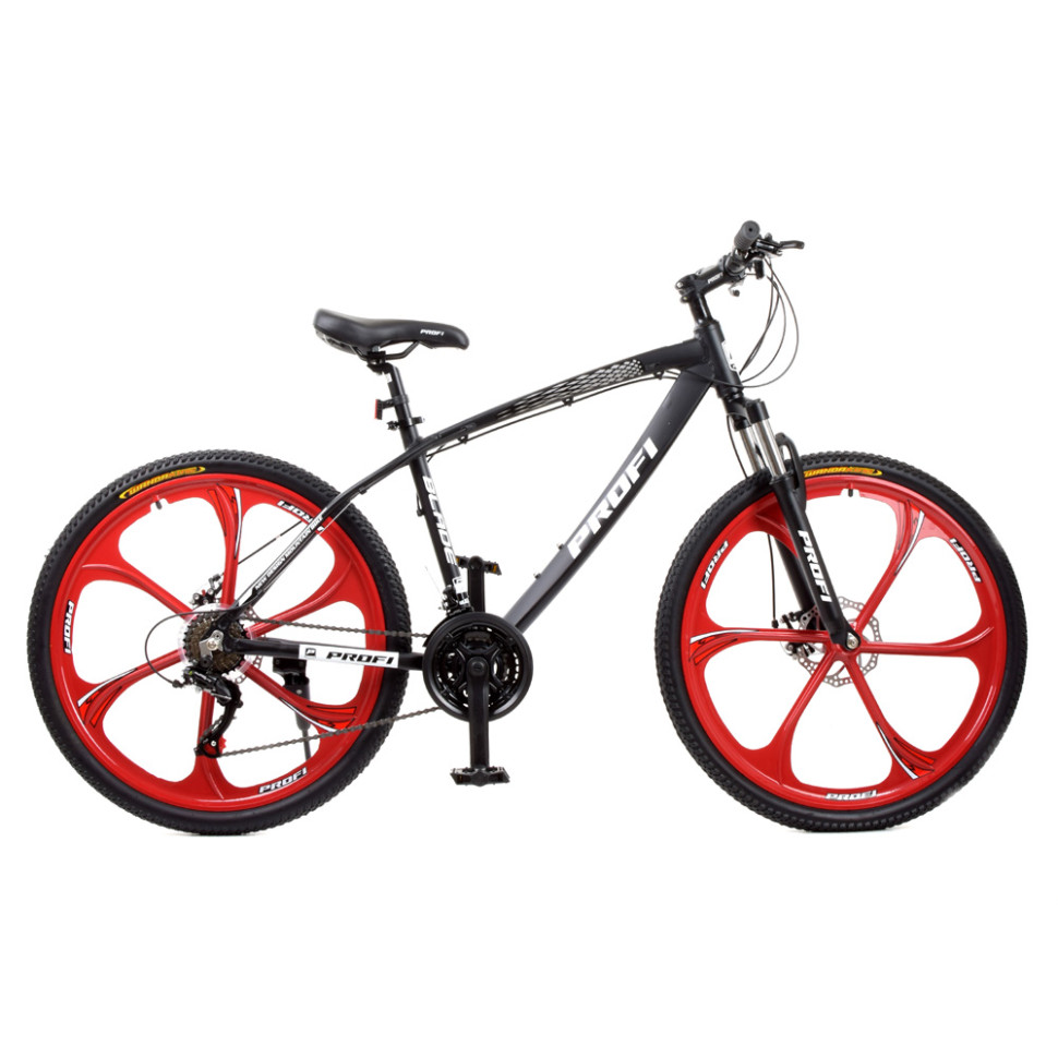 Велосипед підлітковий PROFI T26BLADE 26.1B Чорно-Червоний по цене 10 890 грн.
