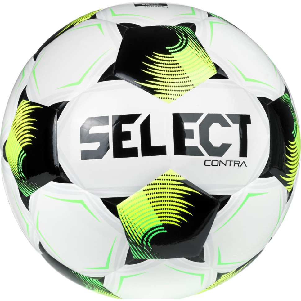 Мяч футбольный FB Contra v26 Select 085417-013 белый/черный, размер 5