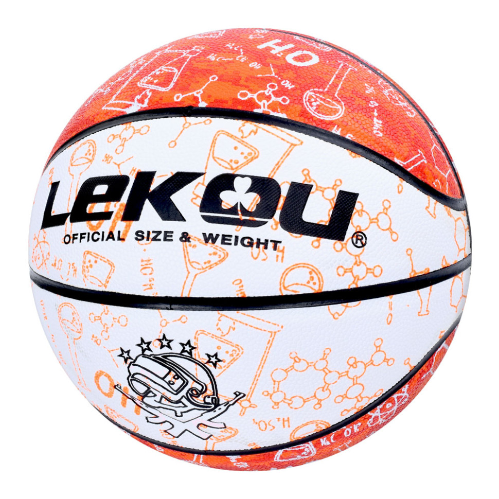 М'яч баскетбольний Bambi MS 3805(Orange) розмір 7, ПУ, 570-630 грам, 8 панелей