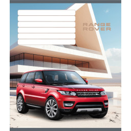 Тетрадь ученическая "Люкс авто" Leader 036-580068L-5 в линию, 36 листов