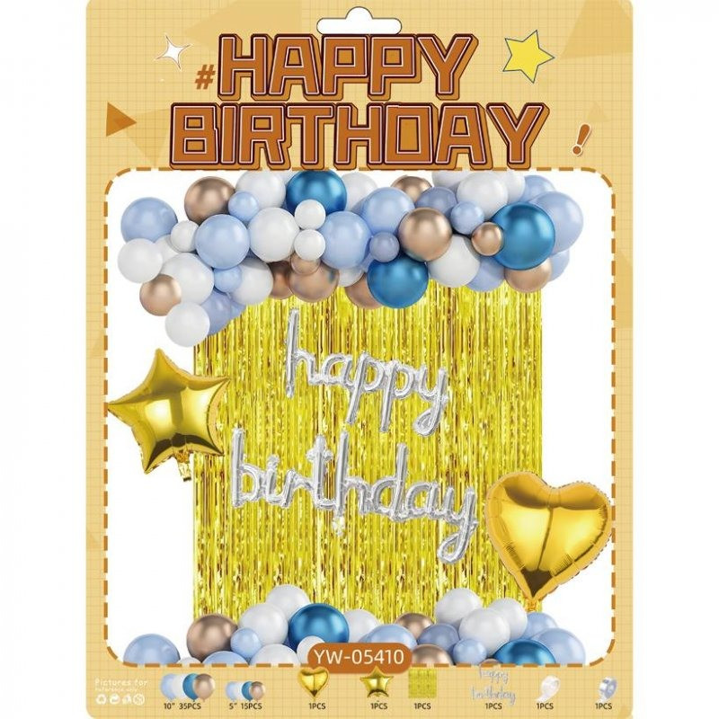 Набор воздушных шаров для создания фотозоны-арки Bambi YW-05410, 56 штук