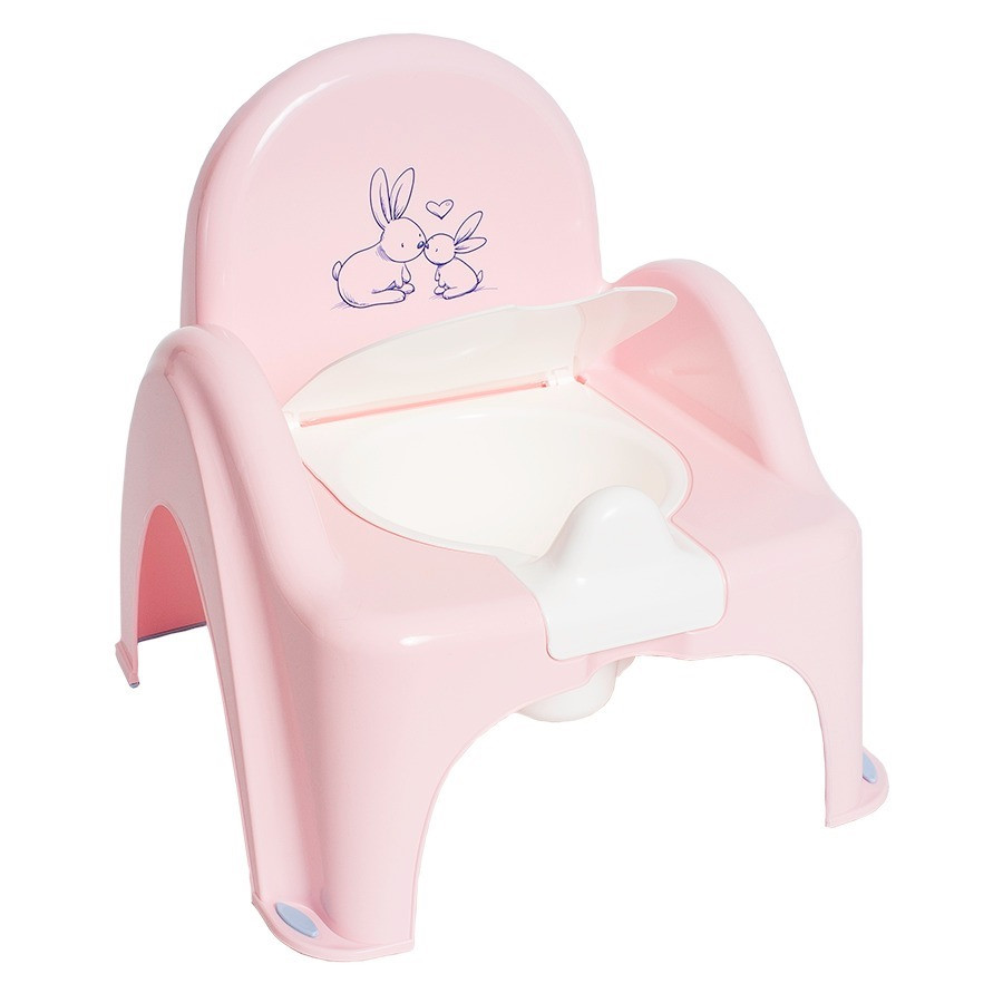 Горщик - стільчик «Зайчики» Tega Baby KR-012-104 рожевий