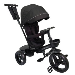 Велосипед детский трехколесный Turbo Trike MT 1001-1 Elegant Black с родительской ручкой