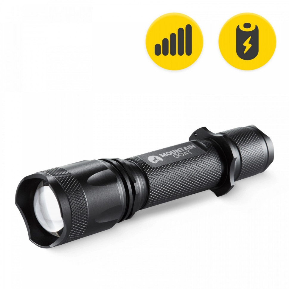 Ліхтар ручний Mountain Goat P-5907739318329 Black 800 люмен