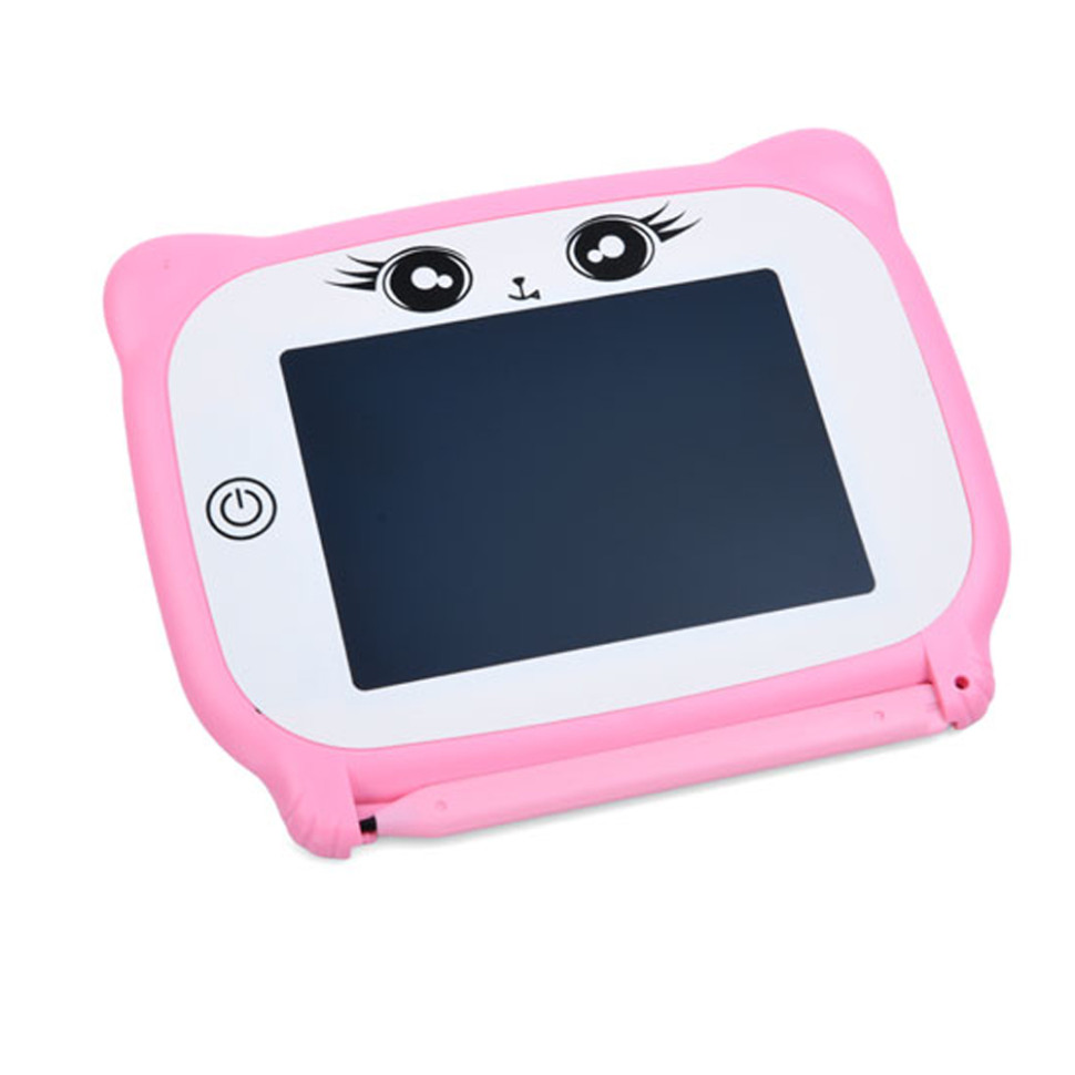 Дитячий розвиваючий LCD планшет для малювання Bambi KS666-1(Pink) 4,4 дюйми, на батарейці