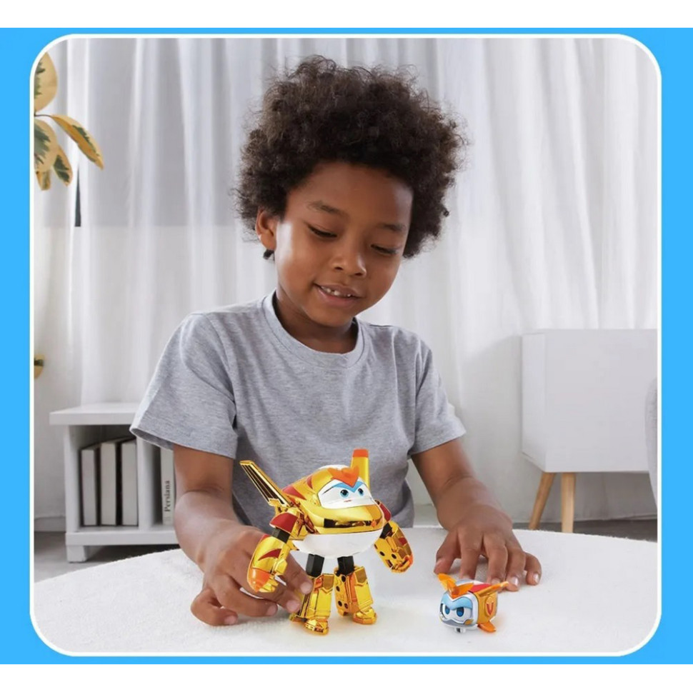 Ігровий набір Transforming Золотий Хлопчик Super Wings EU770441, 12 см