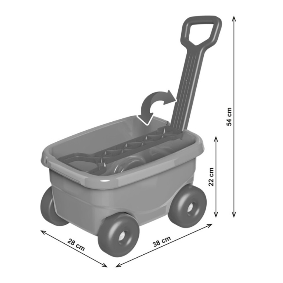 Дитячий візок для супермаркету ТехноК 9802TXK