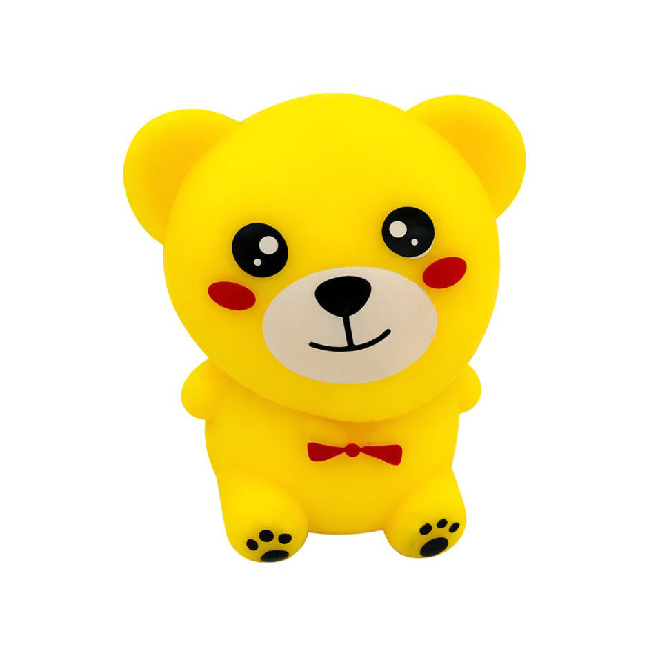 Дитяча антистрес-іграшка Яскравий Ведмедик Bambi sa1673(Yellow) 6 см