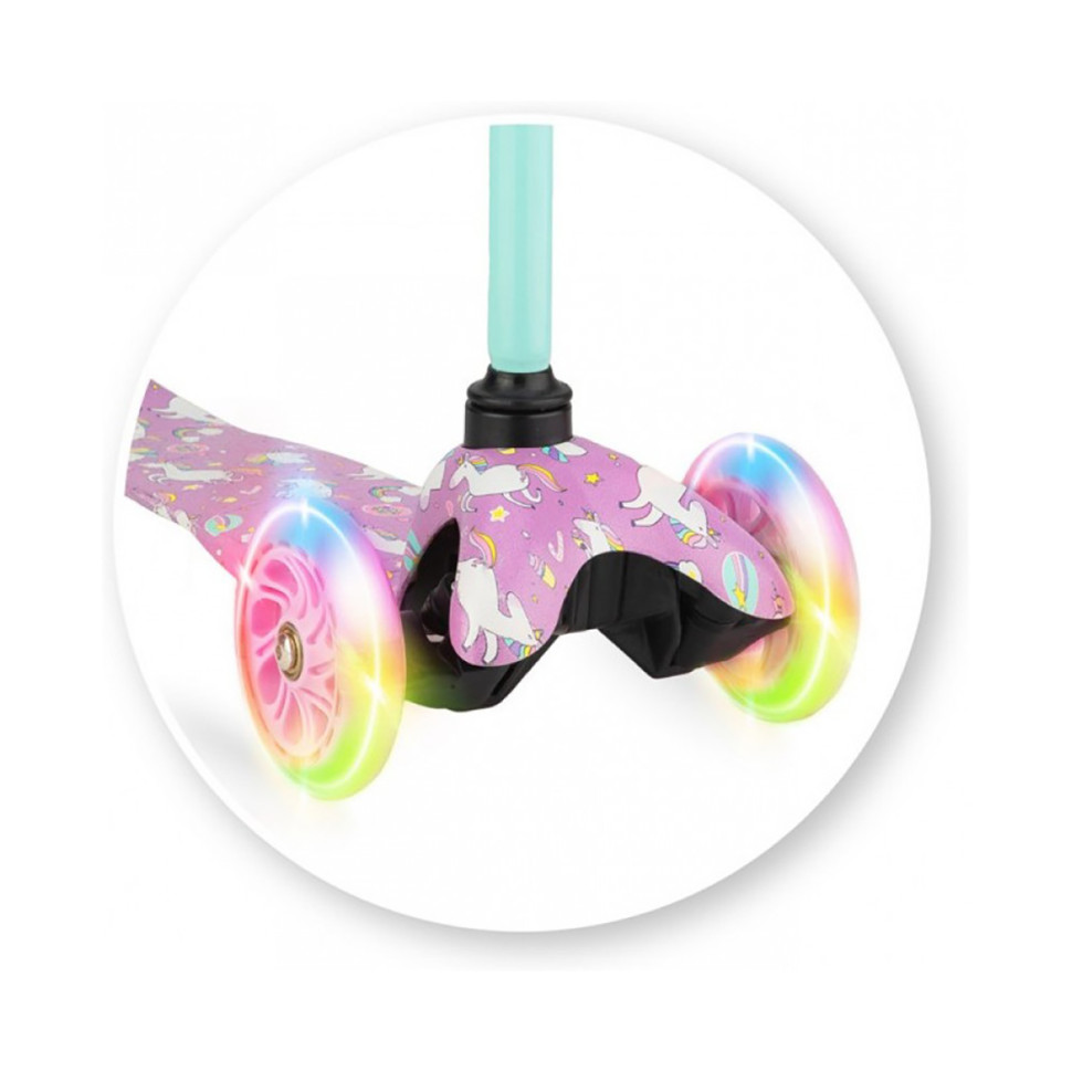Самокат триколісний WEENDY MoMi HULA00006 purple unicorns
