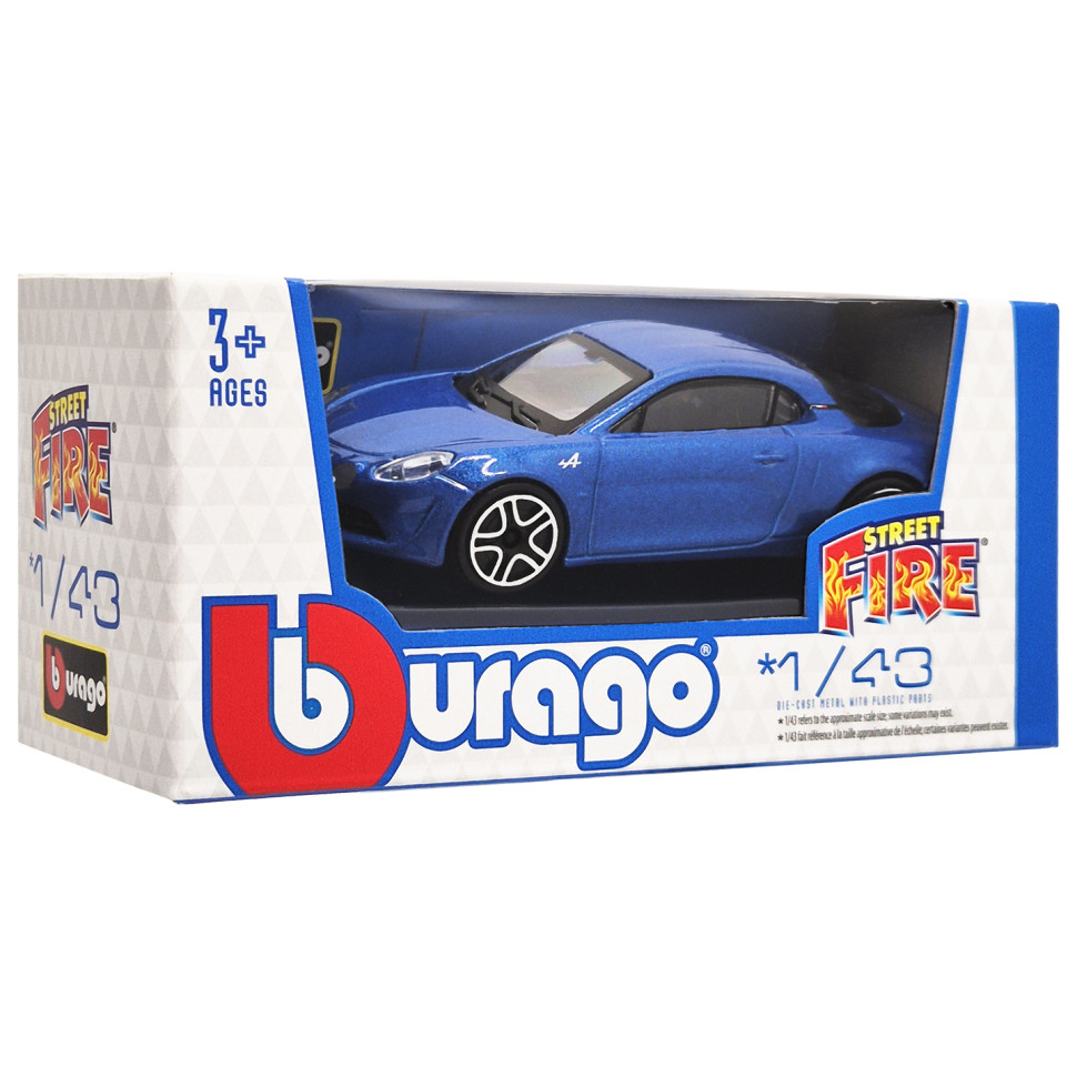 Коллекционная автомодель Alpine A110 2018 Bburago 18-30010B-18 масштаб 1:43