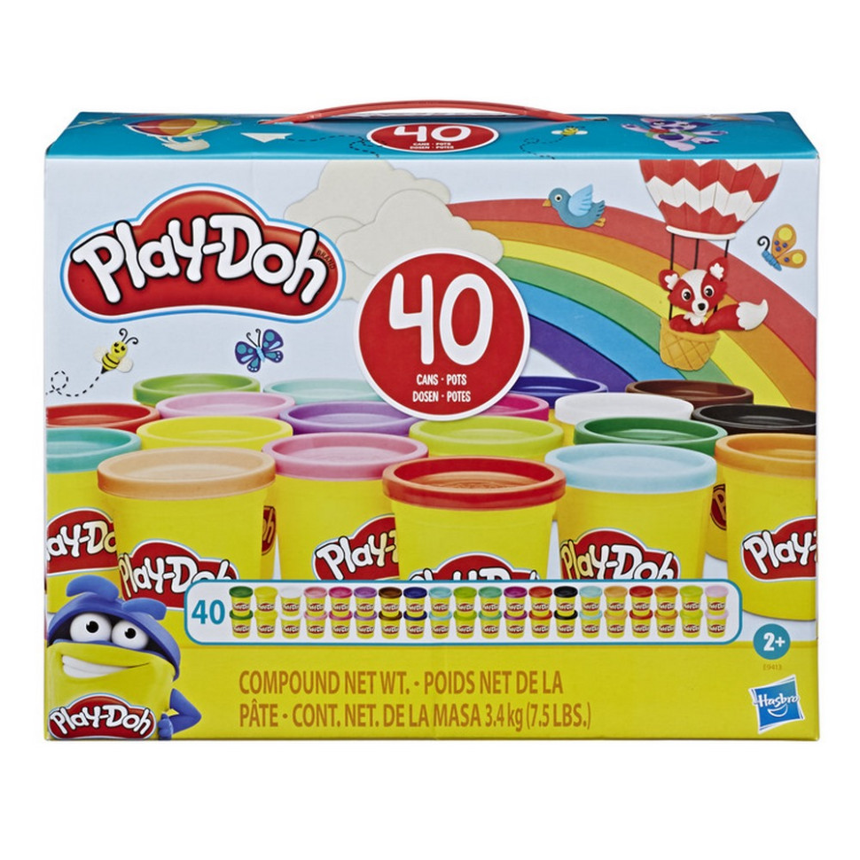 Набор для творчества с пластилином из 40 баночек Play-Doh E9413