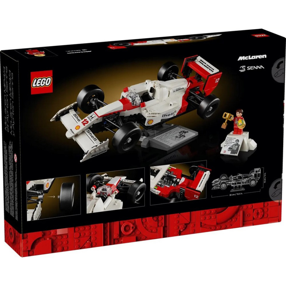 Конструктор Icons McLaren MP4/4 та Айртон Сенна LEGO 10330, 693 деталі