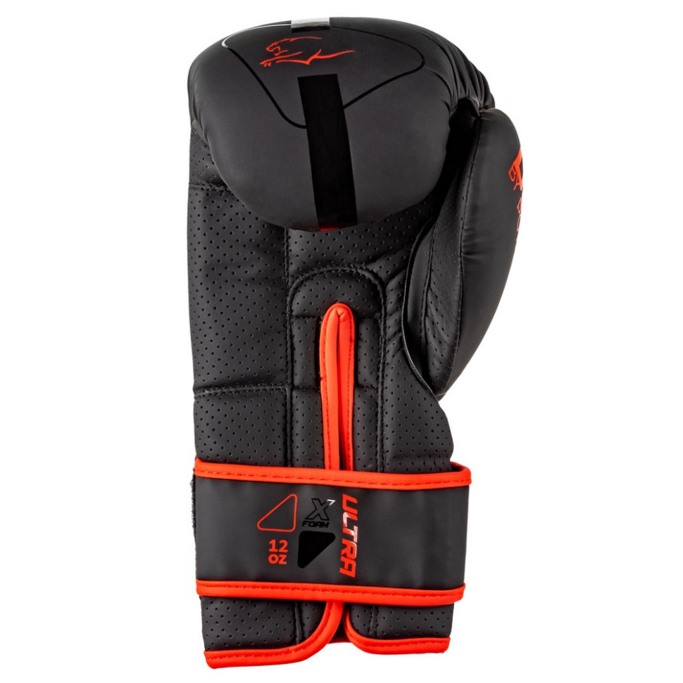 Боксерские перчатки 3024 Ultra Mat PowerPlay PP_3024_16oz_Bl/Red, размер 16 унций