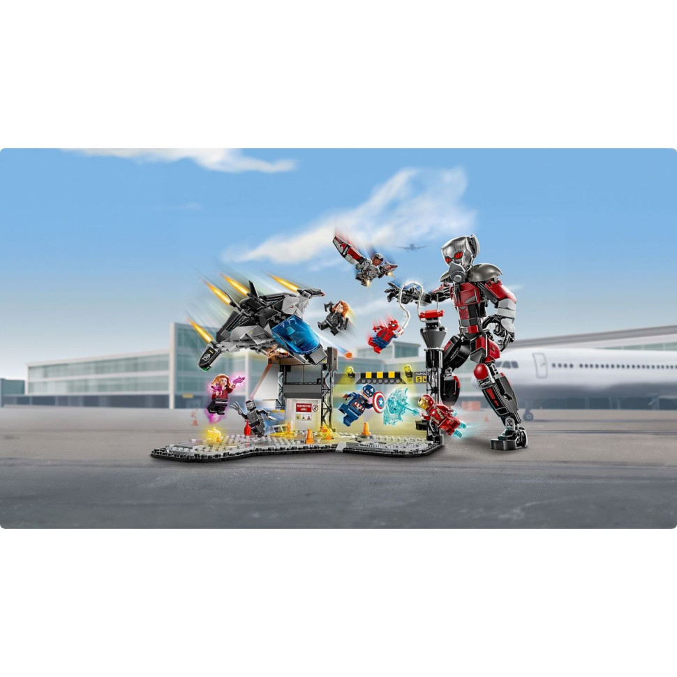 Конструктор LEGO Super Heroes Перший месник: Протистояння Пригодницька битва 76314, 736 деталей