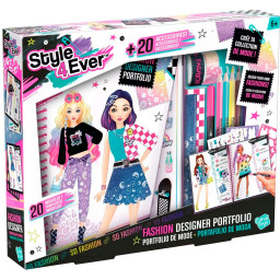Набор для творчества Style 4 Ever "Портфолио дизайнера" ​​CanalToys OFG285, 20 моделей