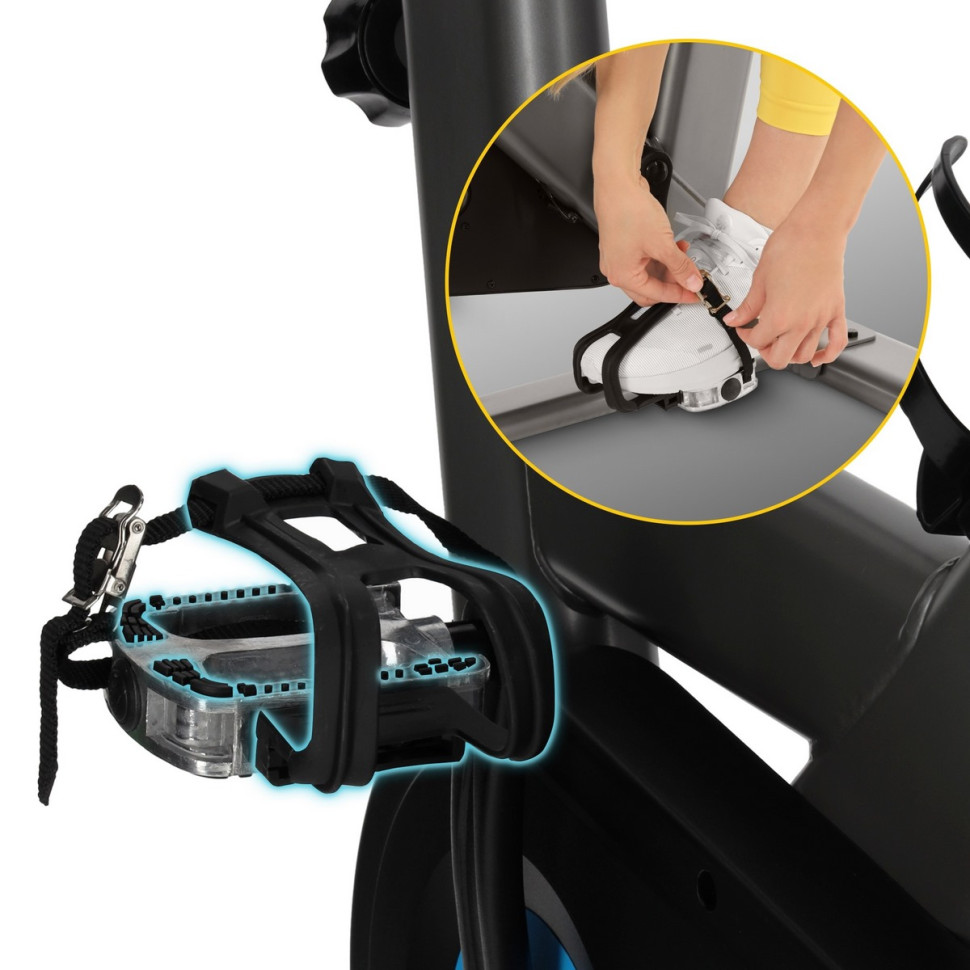 Велотренажер спиннинговый спинбайк Racing 4FIZJO P-5905973401654 Black/Blue