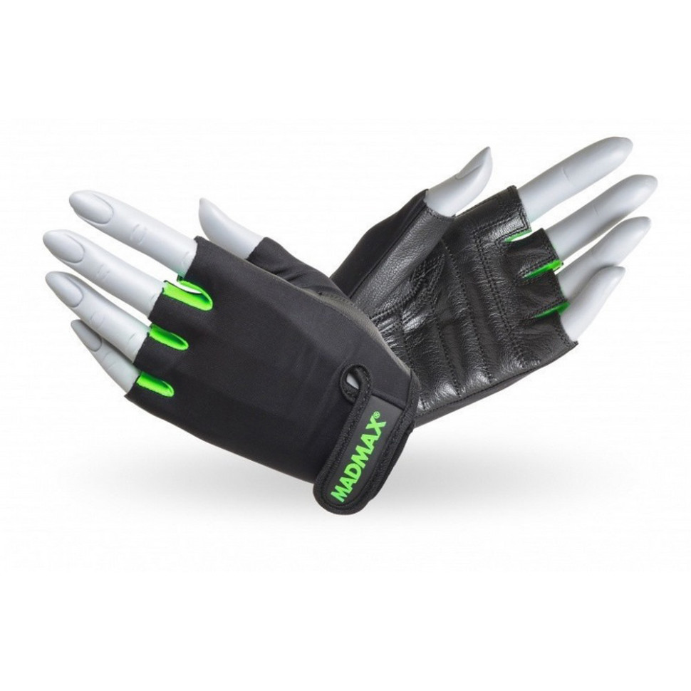 Перчатки для фитнеса MadMax MFG-251- Green_M, M