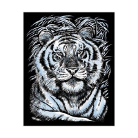 Набір для творчості Sequin Art ARTFOIL SILVER White Tiger SA1017