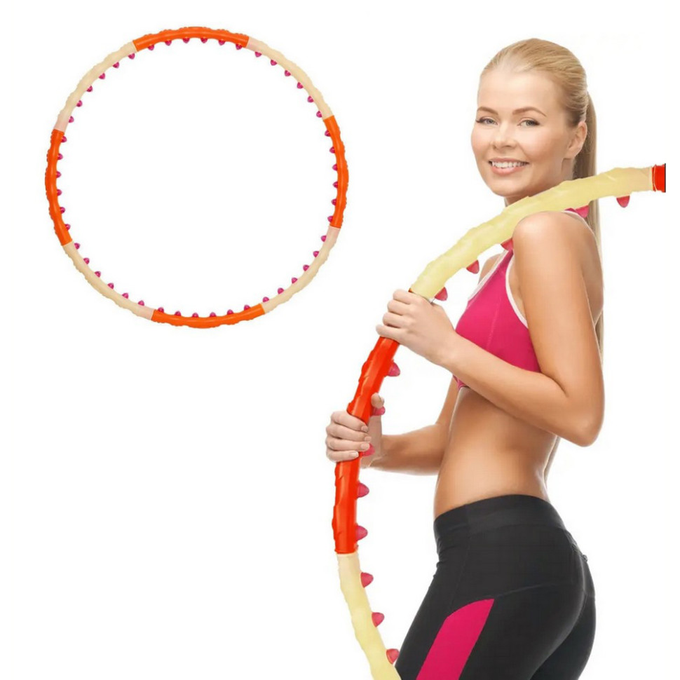 Обруч із масажними магнітними кульками Magnet Massage Hoop Newt NE-F-50