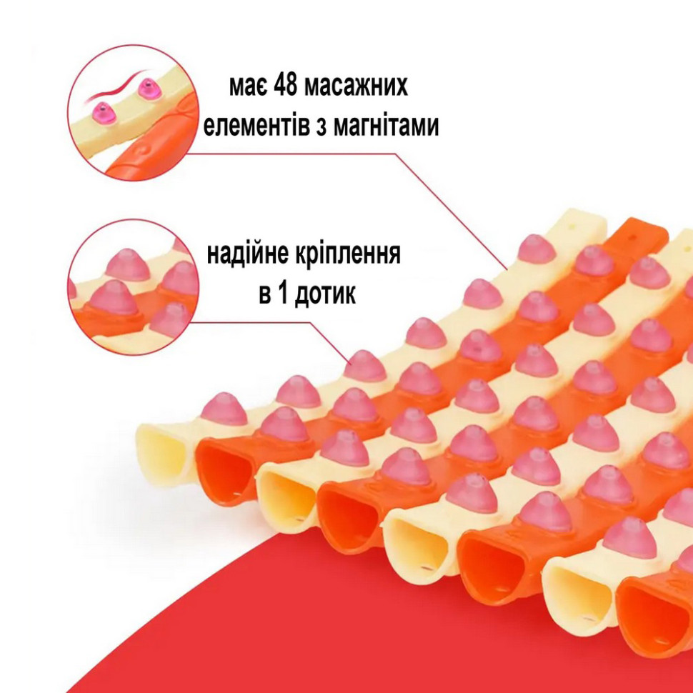 Обруч із масажними магнітними кульками Magnet Massage Hoop Newt NE-F-50